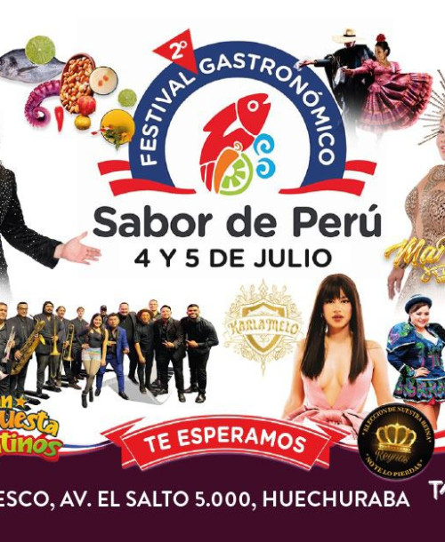 Sabor de Perú regresa con su segunda edición: dos días para disfrutar de la mejor gastronomía, música y cultura peruana en Santiago